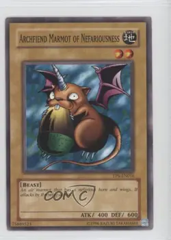 Archfiend Marmot of Nefariousness YuGiOh Tournament Pack 6 #TP6-EN016 2005 - Image 1