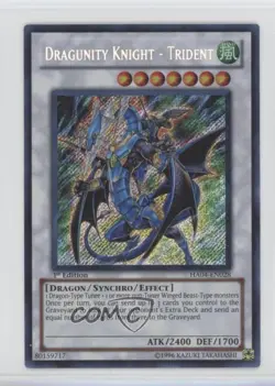 Dragunity Knight - Trident 1st Ed. YuGiOh Hidden Arsenal 4: Trishula's Triumph - Image 1