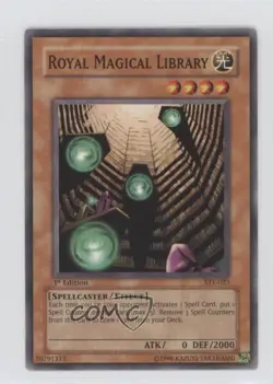 Royal Magical Library 1st Ed. YuGiOh Starter Deck Yugi Evolution #SYE-023 2004 - Image 1