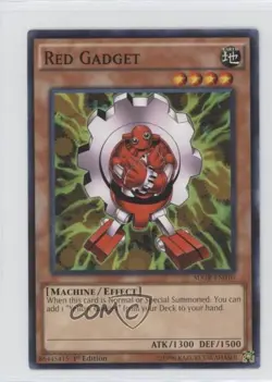 Red Gadget 1st Ed. YuGiOh Geargia Rampage Structure Deck #SDGR-EN010 - Image 1
