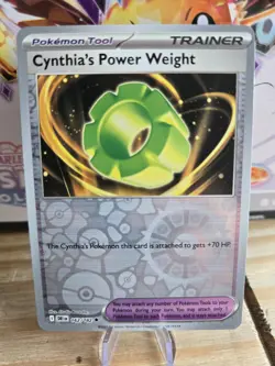Pokemon TCG: SV10: Destined Rivals - Cynthia's Power Weight - (DRI) - 162/182 - Image 1