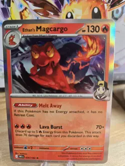 Pokemon TCG - Ethan's Magcargo Holo - 036/182 Destined Rivals - Near Mint - Image 1