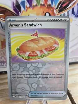 Arvens Sandwich 161/182 Reverse Holo NM Pack Fresh Pokemon Destined Rivals - Image 1