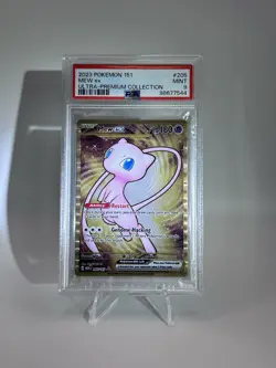PSA 9 MINT 2023 Pokemon 151 Ultra-Premium Collection MEW EX #205 - Image 1