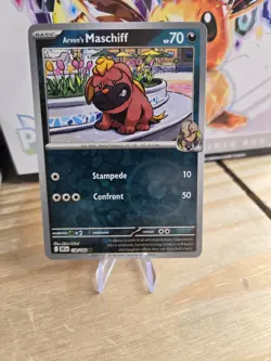 Arvens Maschiff #138/182 SV Destined Rivals Reverse Holo Common Pokemon 2025 TCG - Image 1