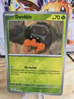 Pokemon TCG - Dwebble 011/182 - Reverse Holo - Destined Rivals - Near Mint - Image 1