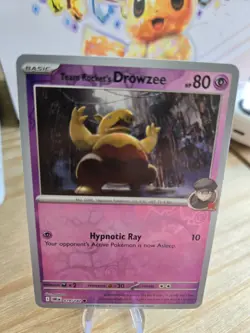 Pokemon TCG - Team Rocket's Drowzee 079/182 - Reverse Holo - Destined Rivals - Image 1