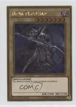 Dark Magician Gold Edition 1st Ed. YuGiOh The Side of Dimensions Movie Pack - Image 1