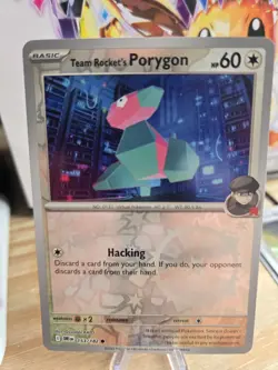 Team Rocket's Porygon - 153/182 - Reverse Holo - Pokemon: Destined Rivals - Image 1