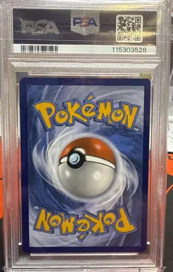 2021 POKEMON SM BLACK STAR PROMO #SM247 FULL ART/RESHIRAM & CHARIZARD GX PSA 10 - Image 2