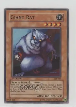 Giant Rat 1st Ed. YuGiOh Starter Deck Yugi Evolution #SYE-020 2004 - Image 1