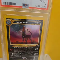 2001 POKEMON NEO REVELATION #8 HOUNDOOM-HOLO PSA 6 NEW CERT - Image 2