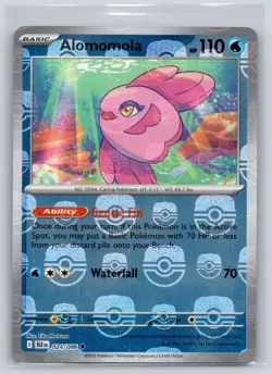 Alomomola (Master Ball Pattern) 024/086 Uncommon Black Bolt Pokemon Near Mint - Image 1