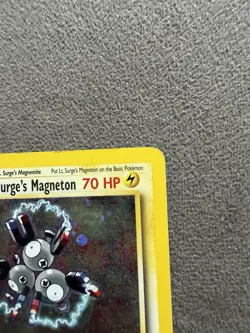 Pokemon Lt. Surge's Magneton Gym Heroes 8/132 Holo Rare Stage 1 HEAVY PLAY - Image 4