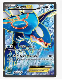 Pokemon TCG Kyogre EX Holo Full Art Primal Clash 148/160 Ultra Rare - Image 1