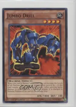 Jumbo Drill 1st Ed. YuGiOh Geargia Rampage Structure Deck #SDGR-EN014 - Image 1