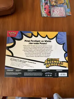 Pokemon TCG: Mega Evolution—Ascended Heroes Mega Feraligtr Ex Box - Image 2