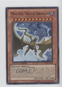 Malefic Truth Dragon YuGiOh Shonen Jump Magazine Promo #JUMP-EN048 2002 - Image 1