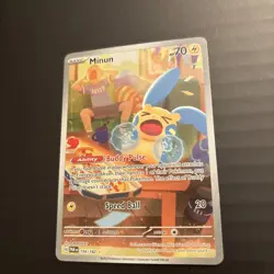 Minum 194/182 Paradox Rift Illustration SV04 NM Condition Pokemon TCG - Image 2