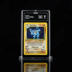 1999 WOTC Pokemon Base Set 1st Edition Machamp Holo #8 - Image 1