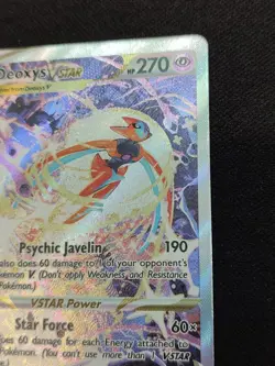 Deoxys VSTAR GG46/GG70 Crown Zenith: Galarian Gallery Holo Pokemon Mint - Image 5