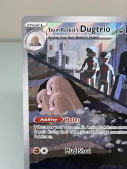Pokemon TCG Ascended Heroes Team Rocket’s Dugtrio 239/217 Full Art English - Image 3