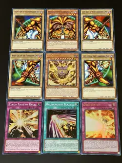 Exodia Full 5 Piece Set + Incarnate + Obliterate!!! + Blaze + Rage | YuGiOh! - Image 1