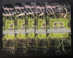 YuGiOh! Limit Over Collection -THE HEROES- 5 Sealed Japanese Booster Pack lot - Image 1