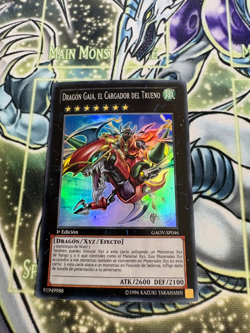 GAIA DRAGON, THE THUNDER CHARGER SPANISH GAOV-EN046 SP046 LIGHT PLAY YUGIOH - Image 1