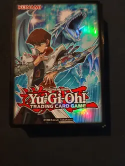 40 Count Yu-Gi-Oh Sleeves Seto Kaiba and Blue-Eyes White Dragon - Used - Image 1
