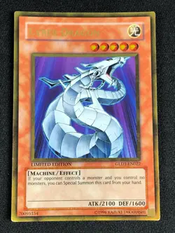 YUGIOH CYBER DRAGON GLD1-EN022 GOLD LP - Image 1