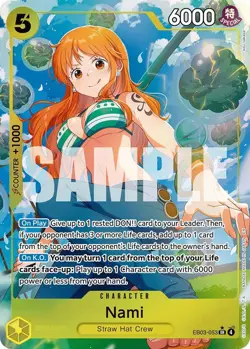 One Piece TCG - [EB-03-EB03-053] - Nami (Alternate Art) (Foil) Extra Booster:... - Image 1