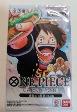 ONE PIECE Card Game Three Brothers Promo Pack Luffy Ace Sabo Saikyo Jump Japan - Image 1