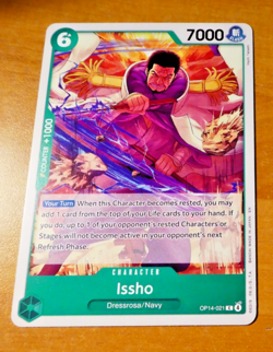 ONE PIECE ENGLISH CARD GAME CARTE CARTE ISSHO OP14-021 EN NM 2026 - Image 1