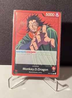 One Piece TCG Monkey.D.Dragon OP07-001 L ENG - Image 1