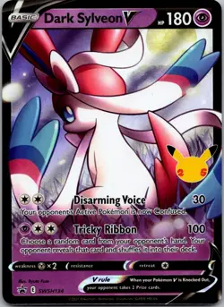 Dark Sylveon V - Promo SWSH: Sword & Shield Promo Cards SWSH134 NM - Image 1