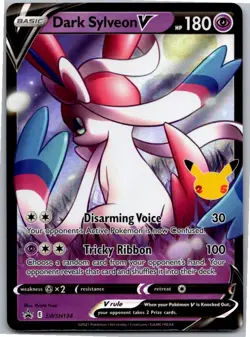 Dark Sylveon V - Promo SWSH: Sword & Shield Promo Cards SWSH134 NM Holo - Image 1