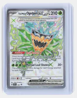 Teal Mask Ogerpon ex SV: Scarlet & Violet Promo Cards #166 Black Star Promo - Image 1