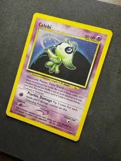 Pokemon TCG Celebi Neo Revelation Holo Rare Card 3/64 Unlimited - Image 2