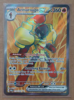 Armarouge ex 218/182 Paradox Rift Pokemon Card NM Pack Fresh - Image 1