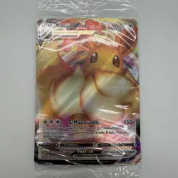 Pokemon Eevee VMAX SWSH087 Black Star Promo Full Art Holo Foil Card Sealed E* - Image 2