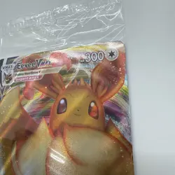 Pokemon Eevee VMAX SWSH087 Black Star Promo Full Art Holo Foil Card Sealed E* - Image 3