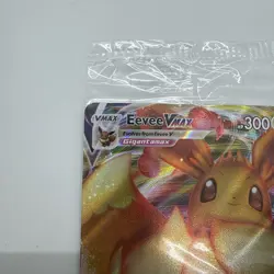 Pokemon Eevee VMAX SWSH087 Black Star Promo Full Art Holo Foil Card Sealed E* - Image 4