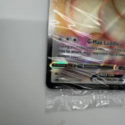 Pokemon Eevee VMAX SWSH087 Black Star Promo Full Art Holo Foil Card Sealed E* - Image 5