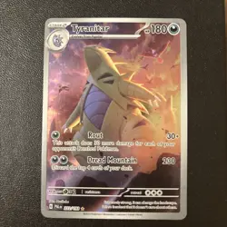 Pokemon TCG Scarlet & Violet Paldea Evolved Tyranitar Holo Card 222/193 Full Art - Image 1