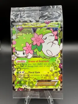 SEALED Pokemon Shaymin EX XY148 Black Star Promo Holo EX Card - XY Set - Image 1