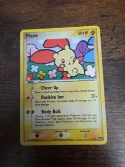 Plusle Holo Rare LP 2006 Pop Series 3 Vintage Pokemon TCG Card 5/17 #PKA1 - Image 1