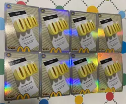 Mcdonalds Cards Order 000 Legendary Card 04/24 Unredeemed X8 - Image 1