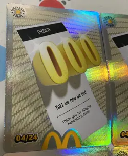 Mcdonalds Cards Order 000 Legendary Card 04/24 Unredeemed X8 - Image 2