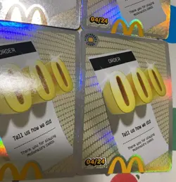 Mcdonalds Cards Order 000 Legendary Card 04/24 Unredeemed X8 - Image 3